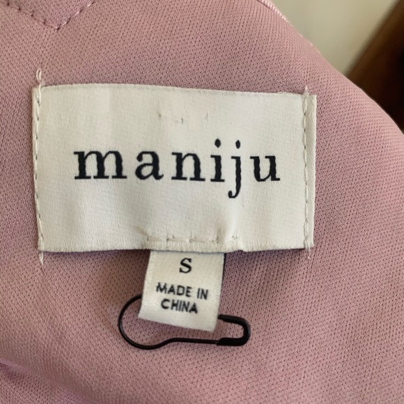 Pinkblush Mauve Pink Sweetheart Neckline Lace Off Shoulder Maternity Maxi Dress - Picture 11 of 12